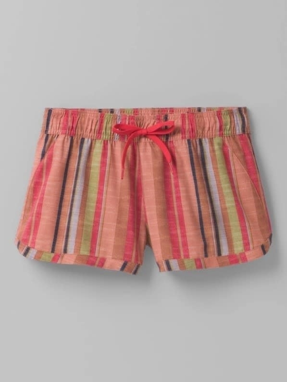 Prana Maria Short In Papaya Soleil Stripe